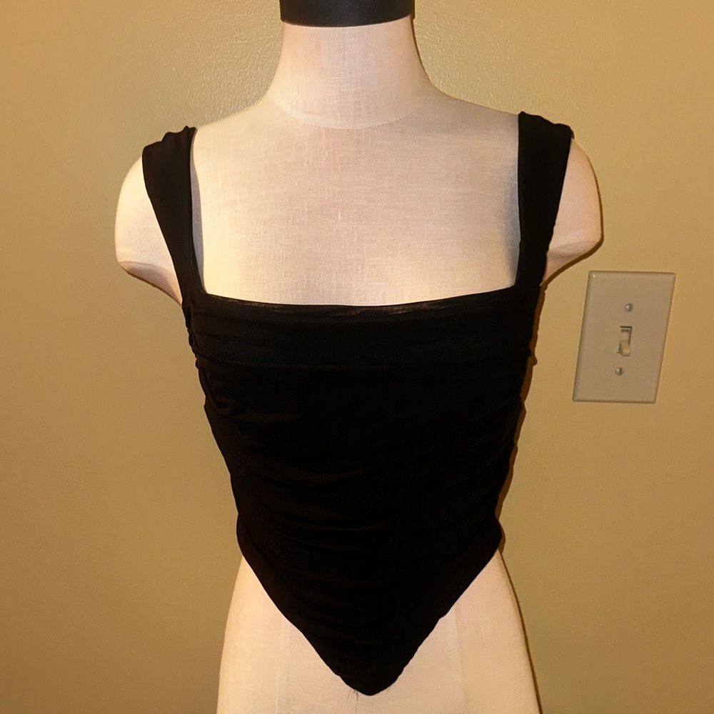 Elegant Black Women's Top